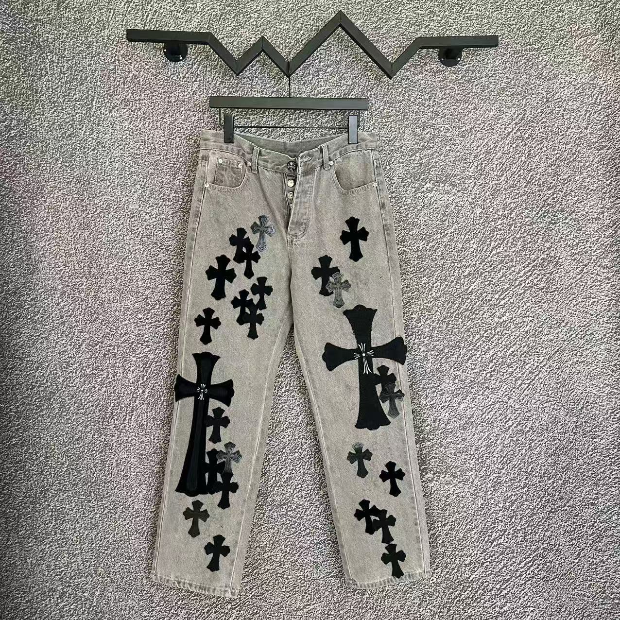 Grey C-Heart Jeans