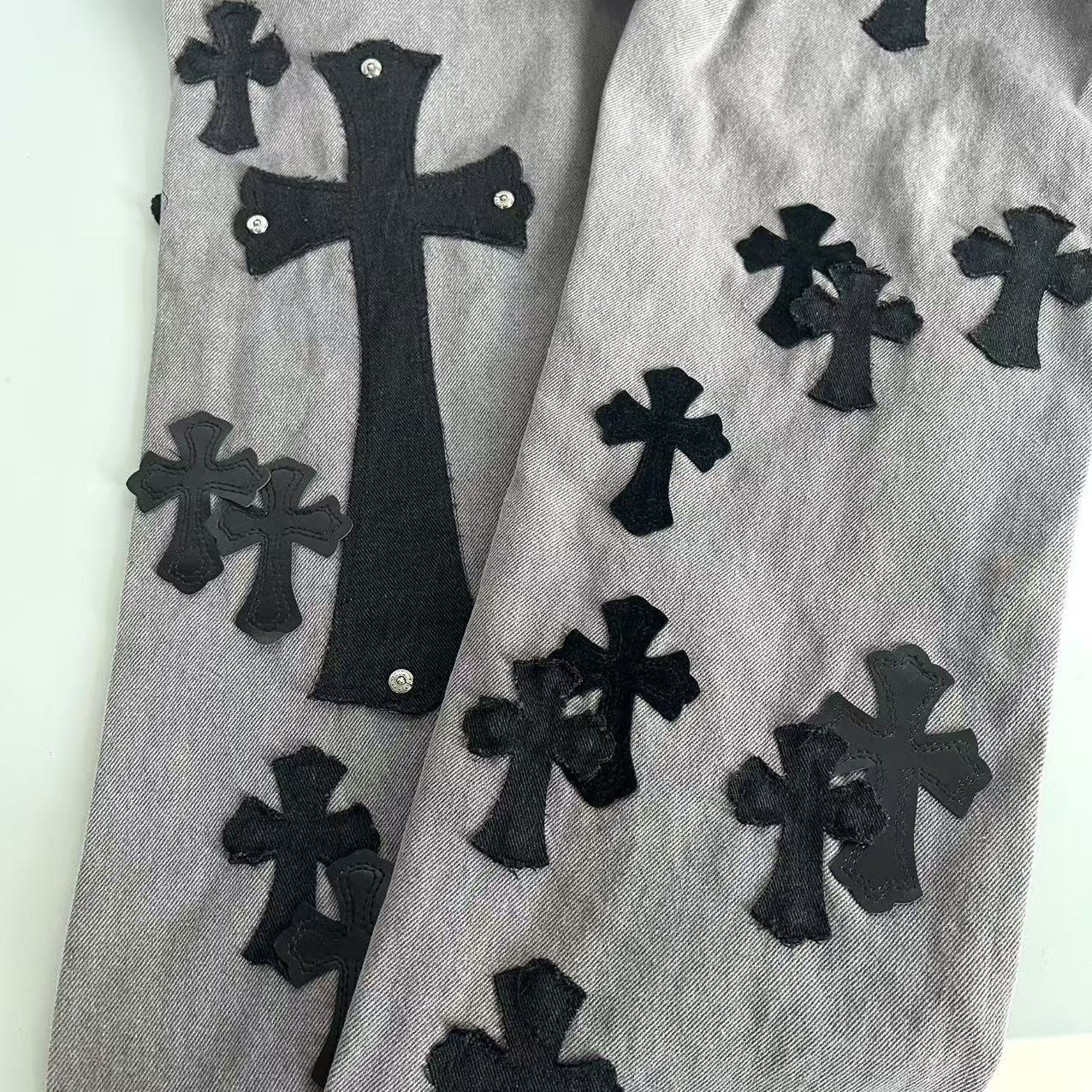 Grey C-Heart Jeans