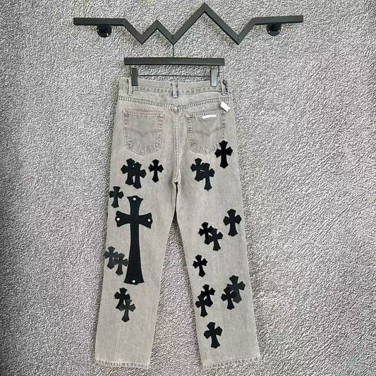 Grey C-Heart Jeans