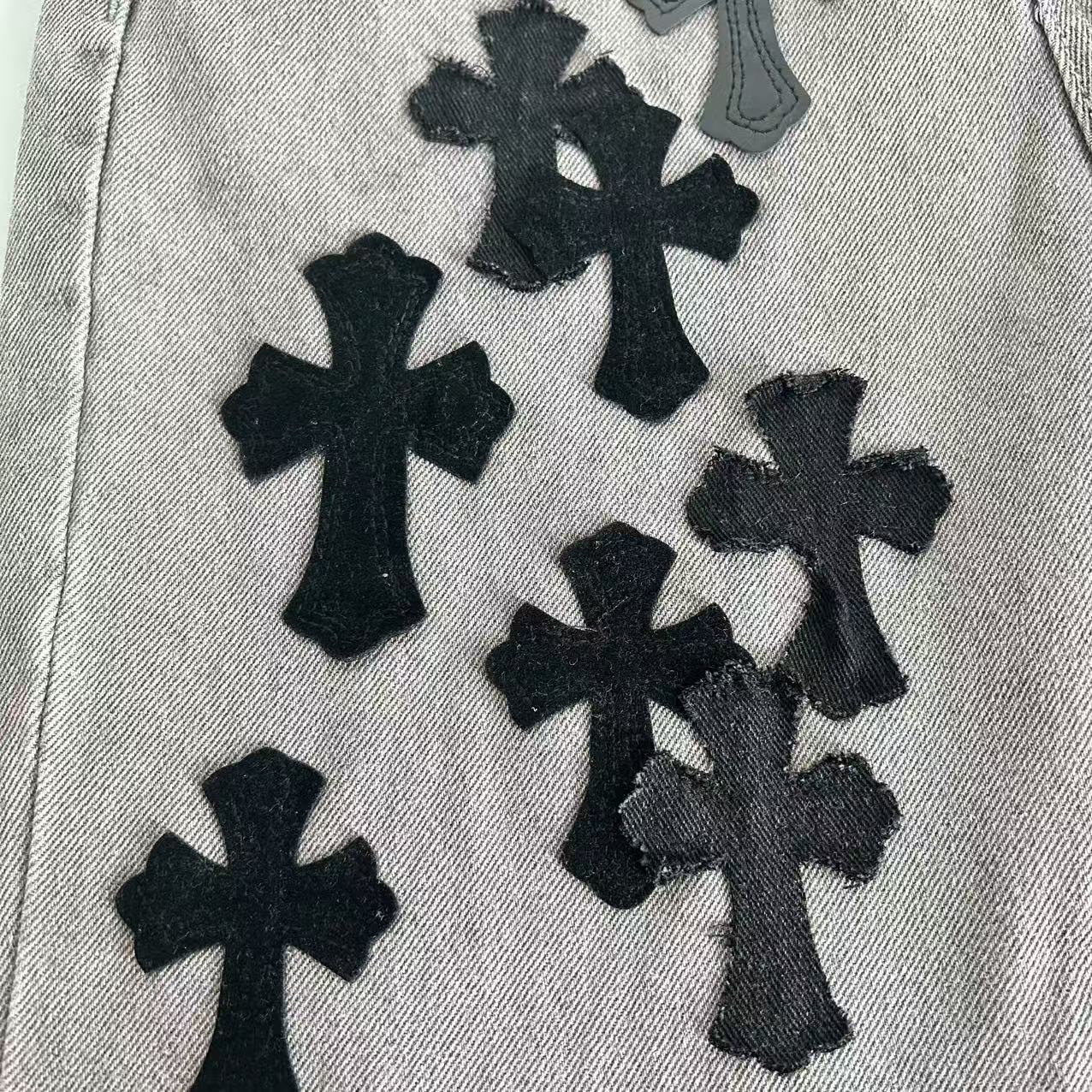 Grey C-Heart Jeans